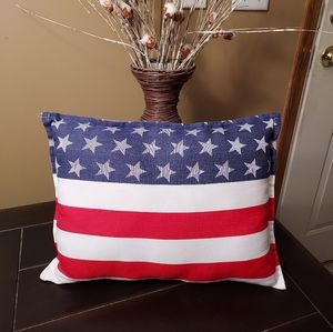 Homemade Patriotic Pillow